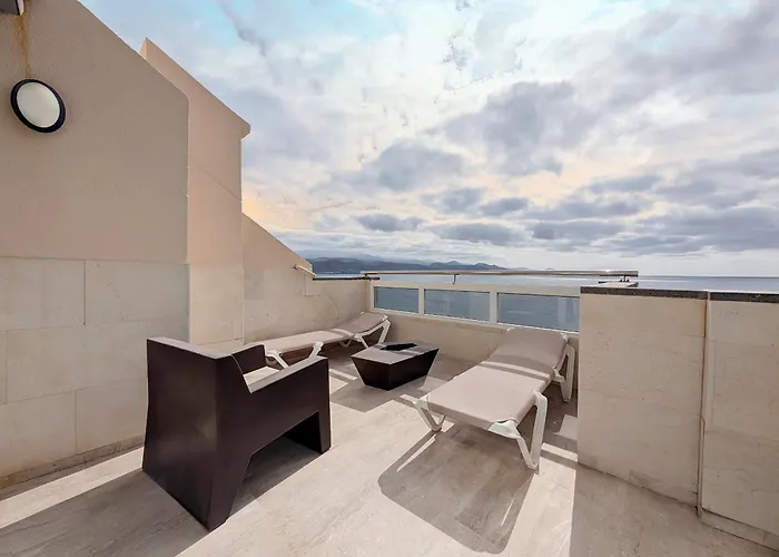 Awesome Beachfront Terrace By Canariasgetaway